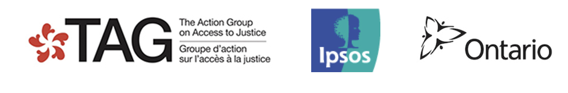 Innovation Partners: The Action Group on Access to Justice, Ipsos, Government of Ontario