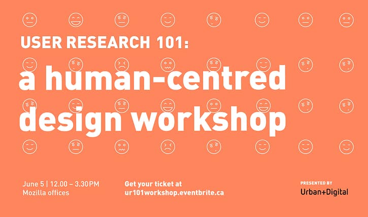 User Research 101: a human-centred design workshop