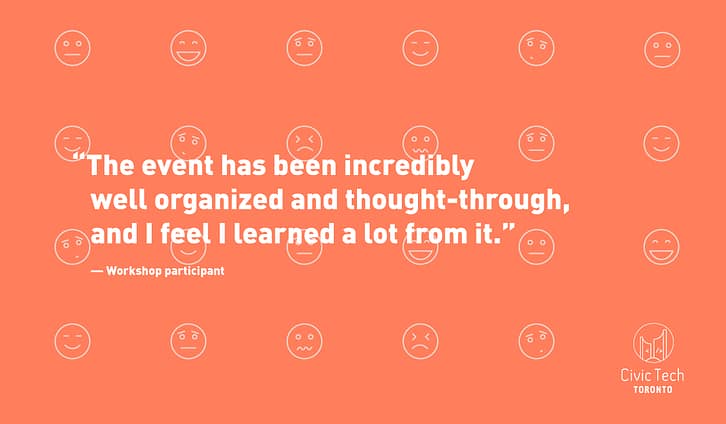 “The event has been incredibly well organized and thought-through, and I feel I learned a lot from it.”