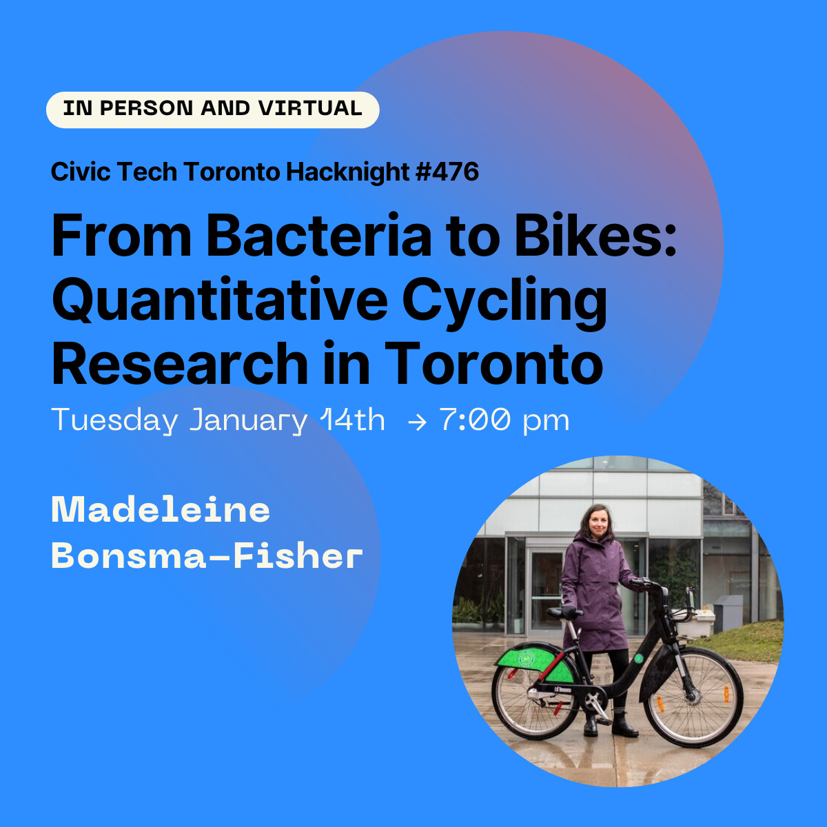 From Bacteria to Bikes – Quantitative Cycling Research in Toronto