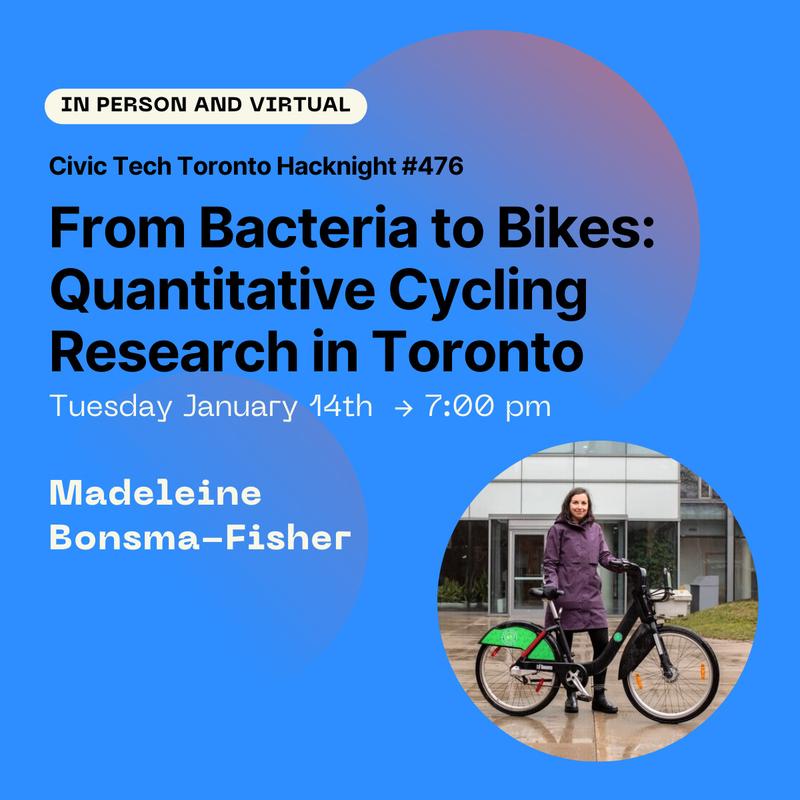 From Bacteria to Bikes – Quantitative Cycling Research in Toronto