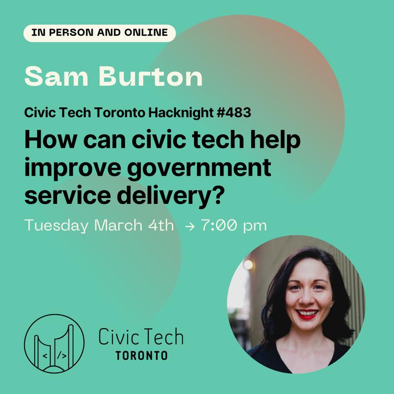 How can civic tech help improve government service delivery?