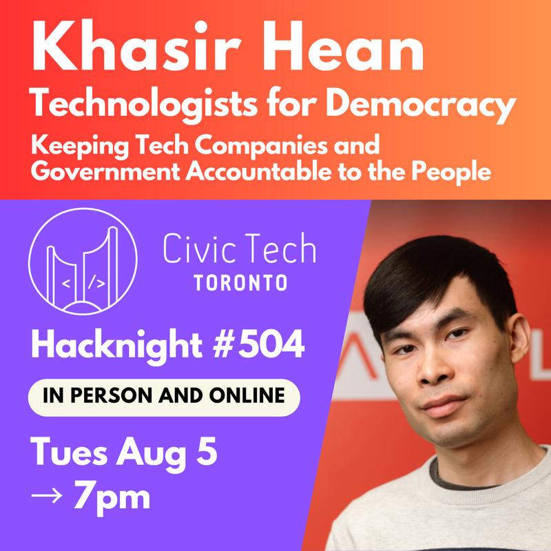 Technologists for Democracy: Keeping Tech Companies and Government Accountable to the People