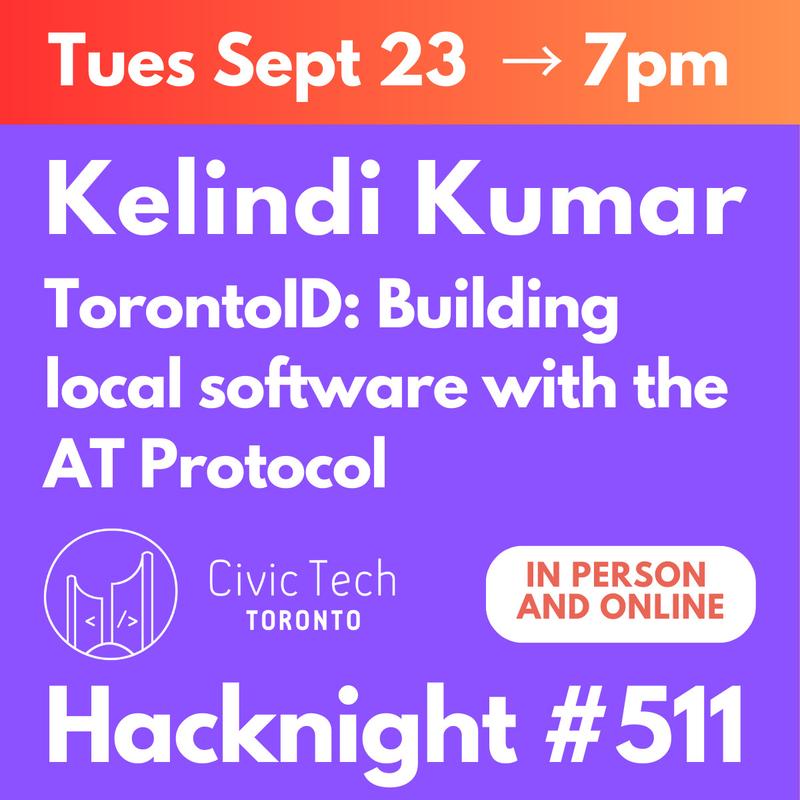TorontoID: Building local software with the AT Protocol