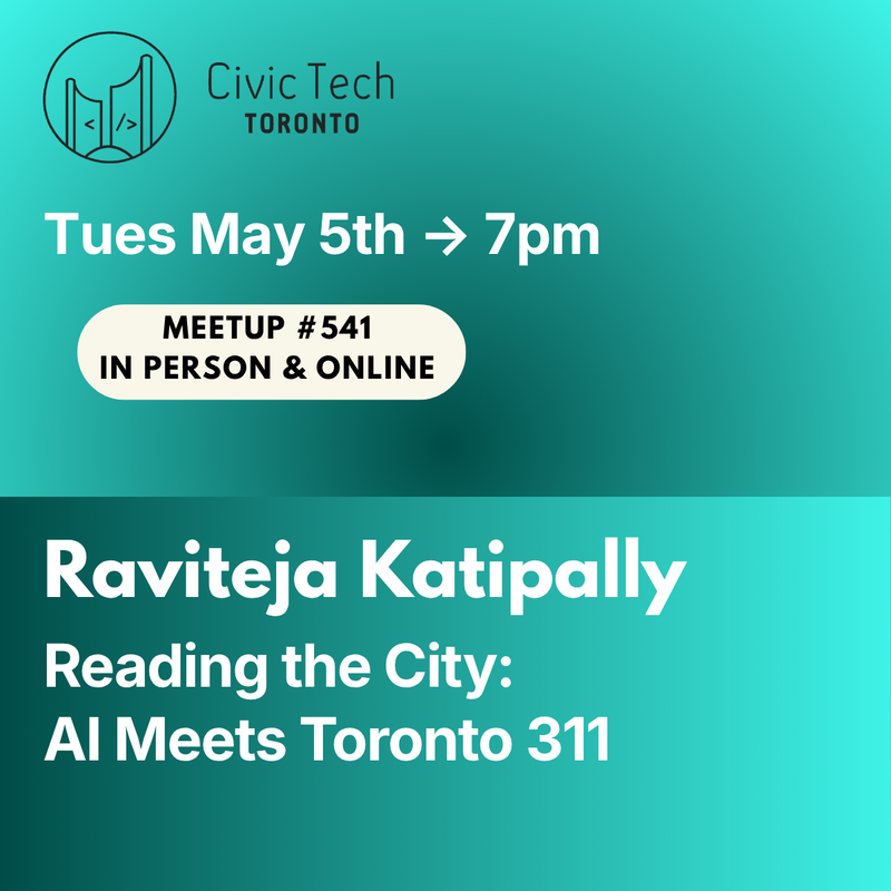 Reading the City: AI Meets Toronto 311