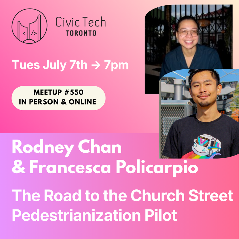 The Road towards the Church Street Pedestrianization Pilot: Inspirations, Challenges, and Future Opportunities