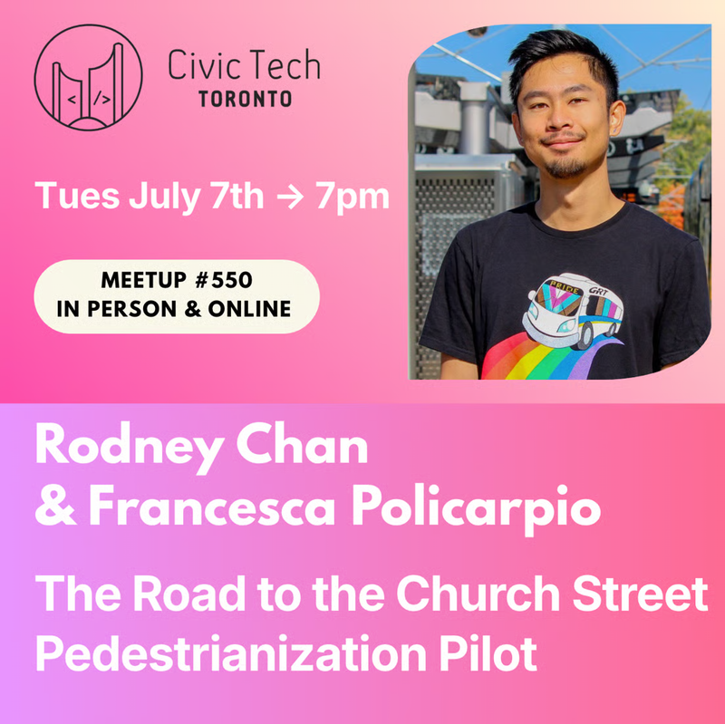 The Road towards the Church Street Pedestrianization Pilot: Inspirations, Challenges, and Future Opportunities