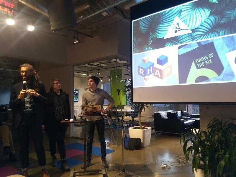 NXT City Prize winners Lucas DeClavasio, Monica Low & Andrew Patterson