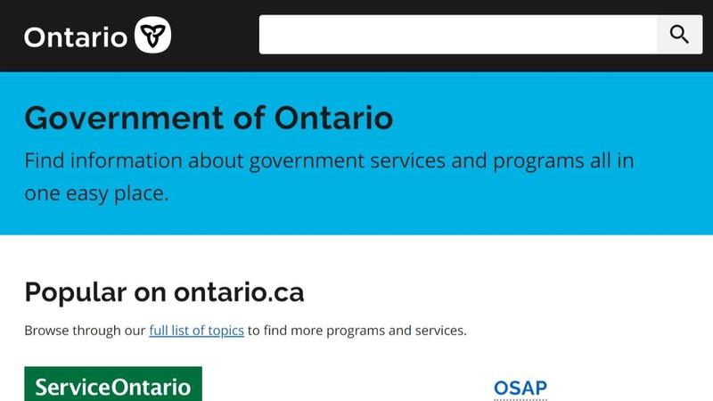 Under the Hood of Ontario.ca