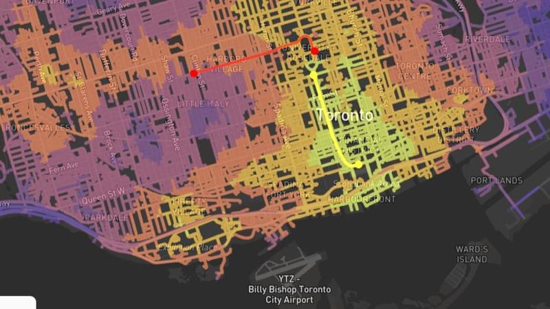 The Time2Reach Transit Map