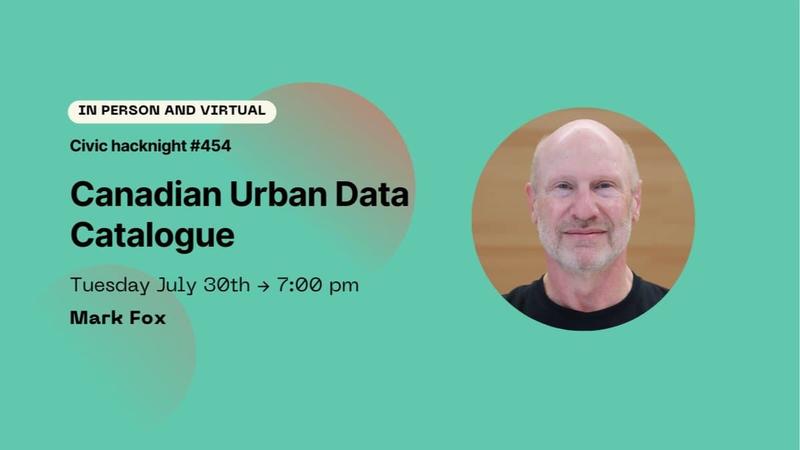 Canadian Urban Data Catalogue