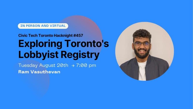 Exploring Toronto's Lobbyist Registry